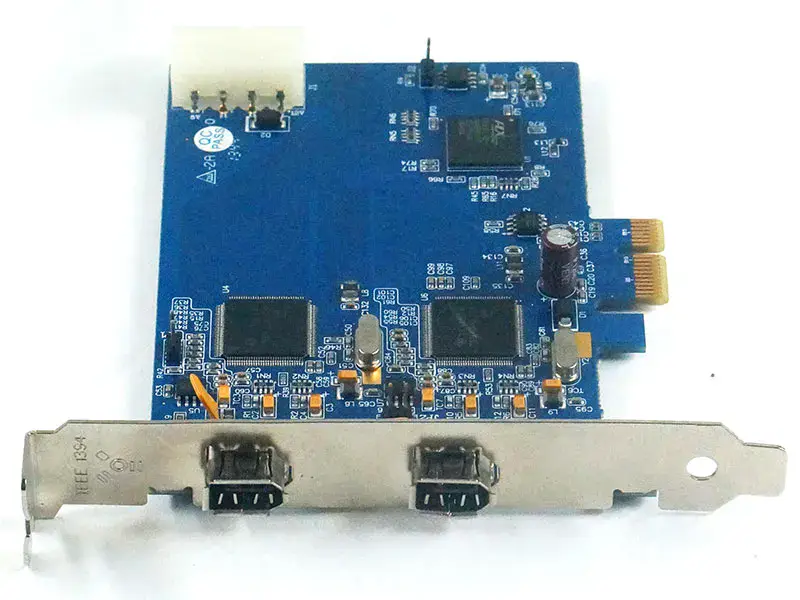 FWX2-PCIE10 Rev: 1.1 FWX2-PCIE10-2 1394 capture card