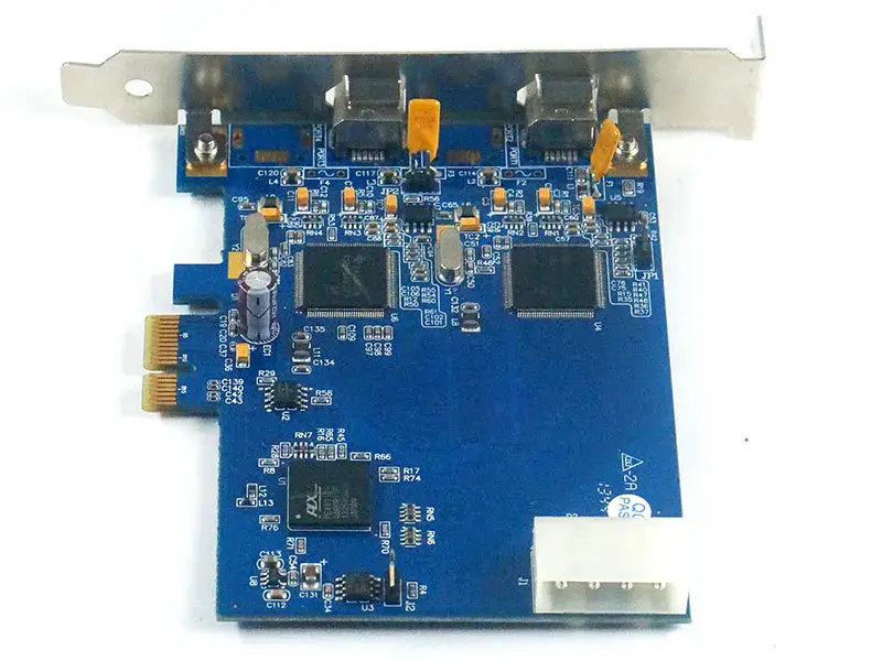 FWX2-PCIE10 Rev: 1.1 FWX2-PCIE10-2 1394 capture card