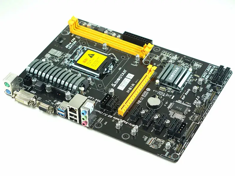 BIOSTAR H81A motherboard DDR3 LGA 1150 6 PCI