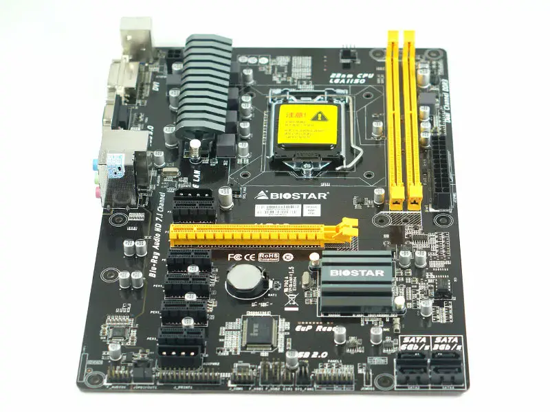 BIOSTAR H81A motherboard DDR3 LGA 1150 6 PCI