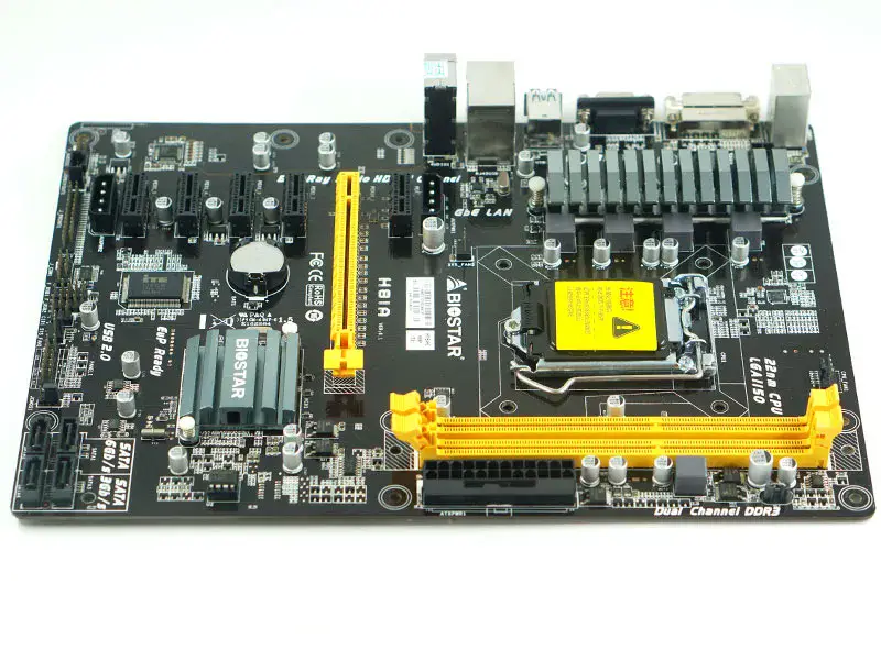 BIOSTAR H81A motherboard DDR3 LGA 1150 6 PCI