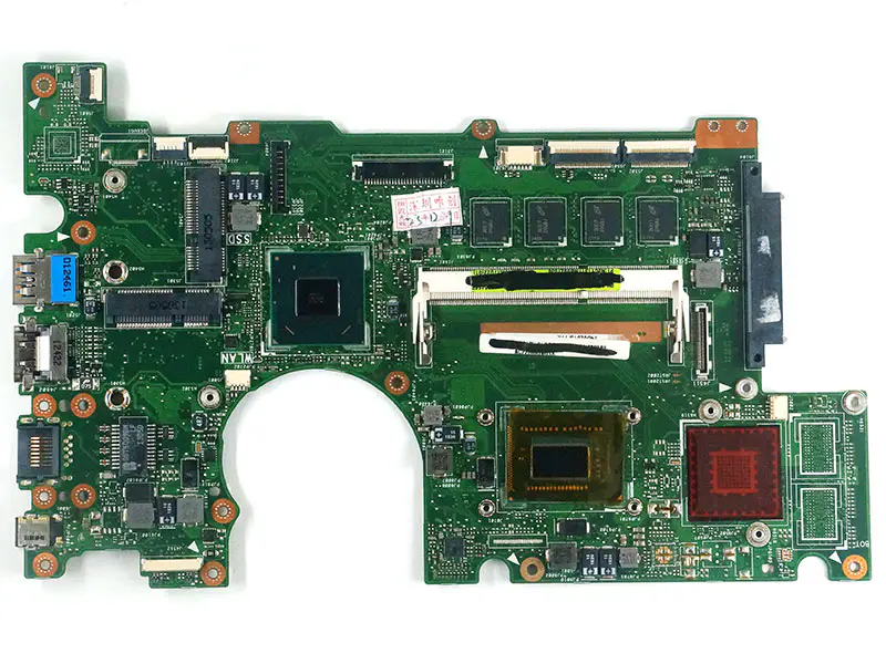 B400A motherboard I5-3317U CPU REV2.0 4GB RAM For Asus B400VC B400V B400A Laptop motherboard