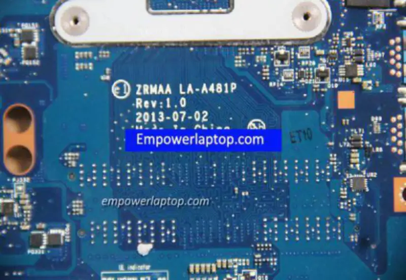 Toshiba E55 ZRMAA LA-A481P K000151460 Motherboard