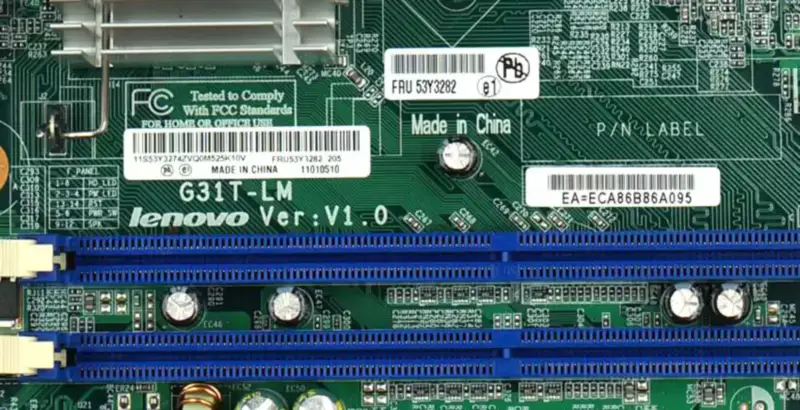 Lenovo G31T-LM V1.0 T4900V M6900 45C2882 53Y3282 motherboard