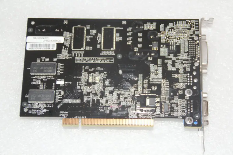GeForce Original GA-5200X/PCI 128M DVI VGA Graphics Card Video Card
