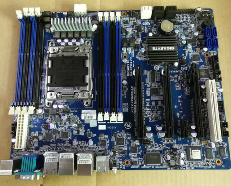 Gigabyte GA-6PXSV4 6PXSV4 LGA2011 Gigabit Server motherboard Support E5 V1/V2