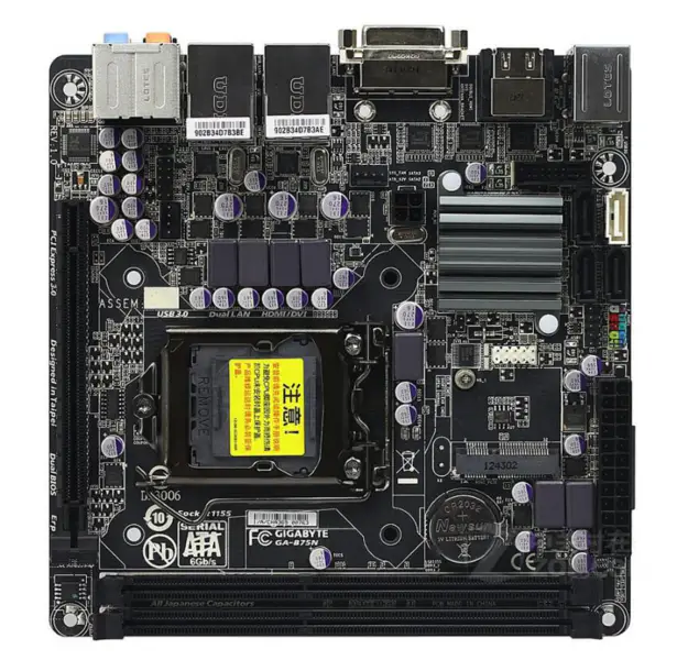 Gigabyte GA-B75N motherboard LGA 1155 DDR3