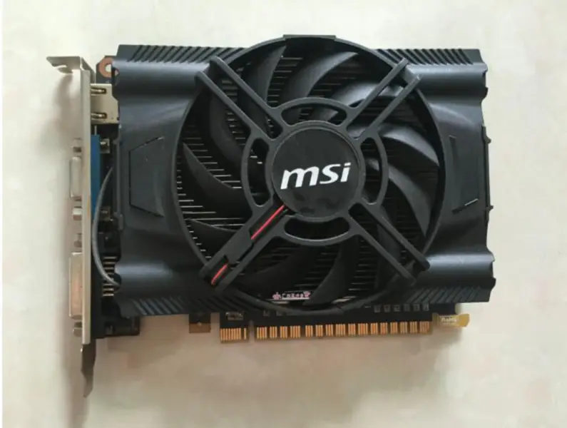 MSI NVIDIA GeForce GTX 650 1GB (N650-MD1GD5/OC) Graphics Card