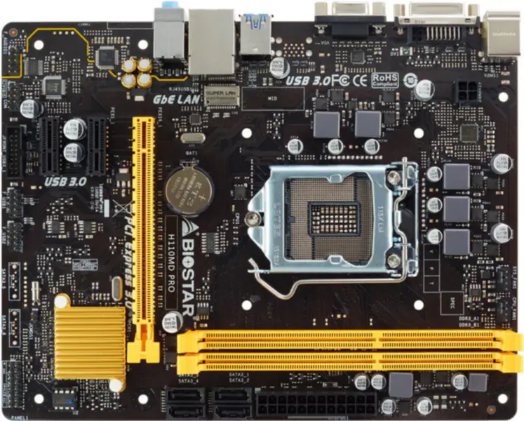 Biostar H110MD PRO Motherboard