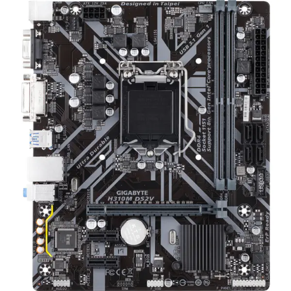 Gigabyte GA-H310M-DS2V Motherboard H270 Socket LGA 1151 DDR4 Support i3 8100 i5 8500
