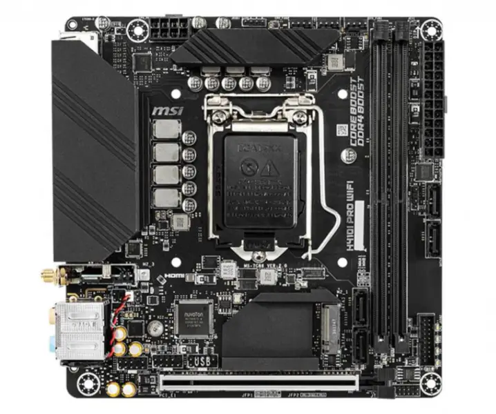 MSI H410I PRO WIFI Motherboard Mini-ITX Intel h410 DDR4 64G Support 10 gen LGA 1200 CPU