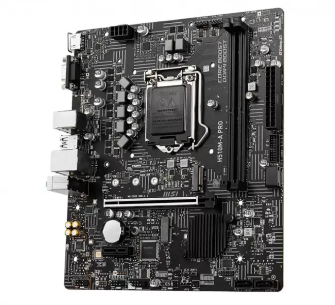 MSI H510M-A PRO Motherboard LGA1200 DDR4 64GB M-ATX