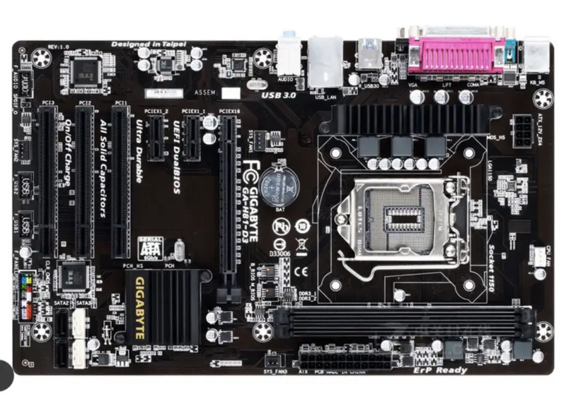 Gigabyte GA-H81-D3 Motherboard LGA1150 for I3 I5 I7 16GB USB3.0 H81