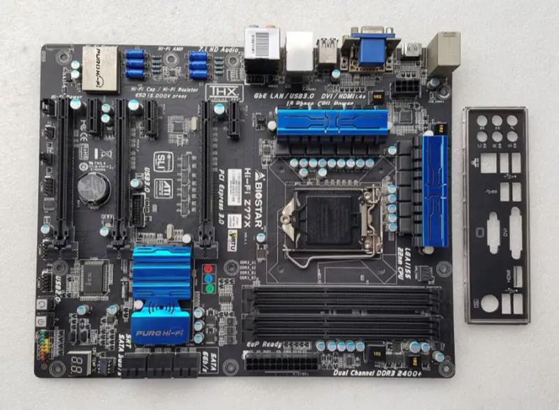 BIOSTAR Hi-Fi Z77X motherboard