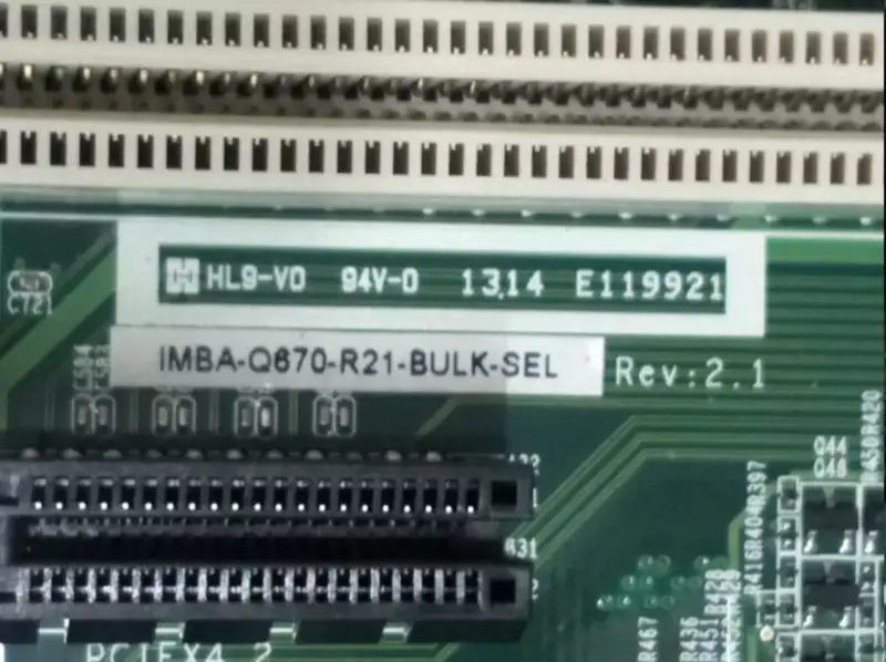 IEI IMBA-Q670-R21 REV 2.1 006B216-00-210-RS Industrial equipment motherboard