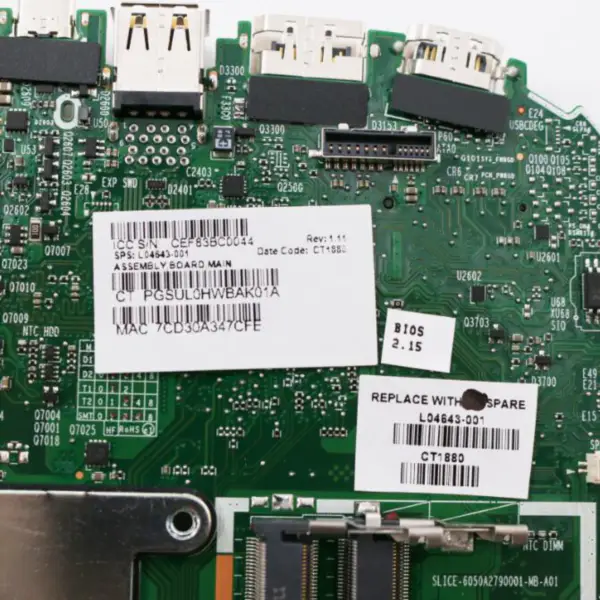 HP Elite Slice G1 L04643-001 941780-001 motherboard