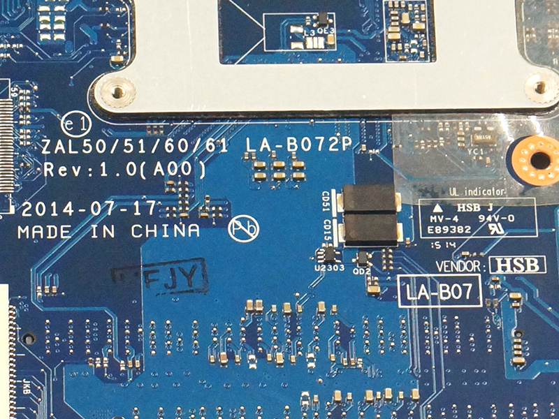 Dell Latitude 3450 3550 LA-B072P ZAL50/51/60/61 PicturesREV:1.0 Laptop motherboard I7-5500U