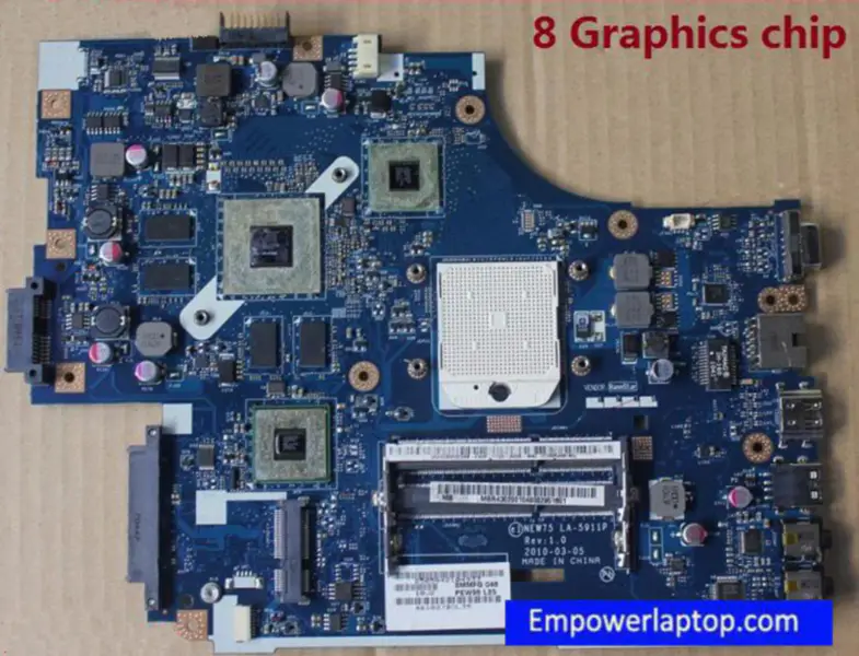 Acer 5551 5552G 75 LA-5911P MBWM602001 Motherboard