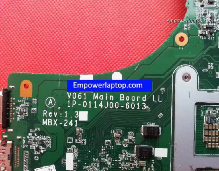 Sony VPCCB MBX-241 V061 1P-0114J00-6013 A1871105A A1848535A Motherboard
