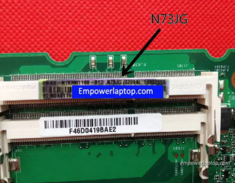 Asus N73JG Motherboard