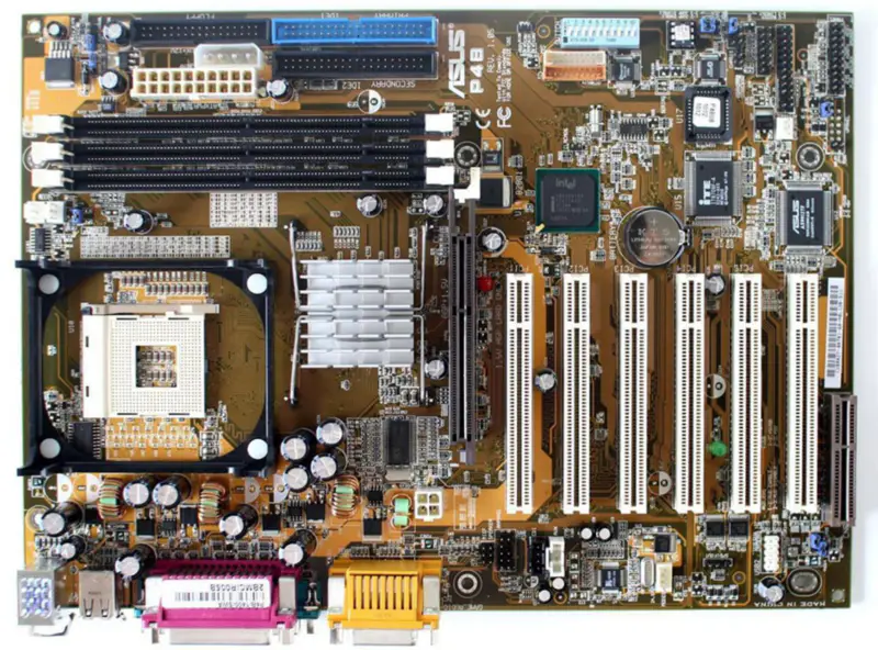 ASUS P4B REV.1.05 SWA 6P1C-UAYZ industrial motherboard 6X PCI, 1X AGP, AUDIO