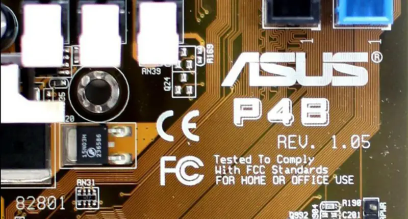 ASUS P4B REV.1.05 SWA 6P1C-UAYZ industrial motherboard 6X PCI, 1X AGP, AUDIO