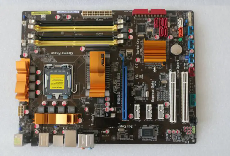 ASUS P5QD TURBO motherboard LGA775 ATX DDR2 P45 Dual PCI