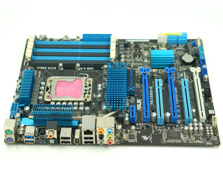 Asus P6X58D-E Desktop Motherboard X58 Socket LGA 1366 i7 Extreme DDR3 24G ATX