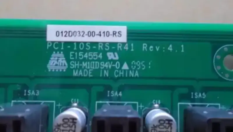 PCI-10S-RS-R41 Rev:4.1 baseplate