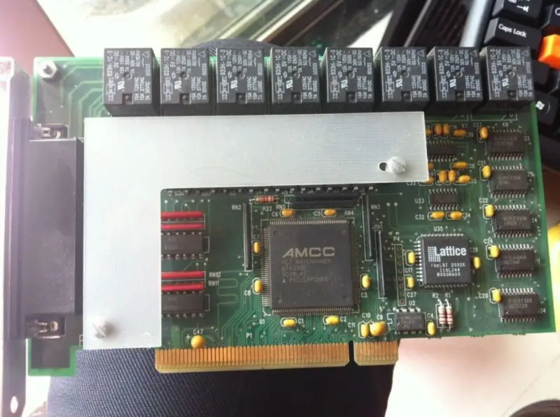 PCIP-SCOPE PCI-PDIS08 Data Record Card