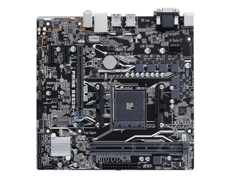 ASUS PRIME B350M-K motherboard Socket AM4 DDR4
