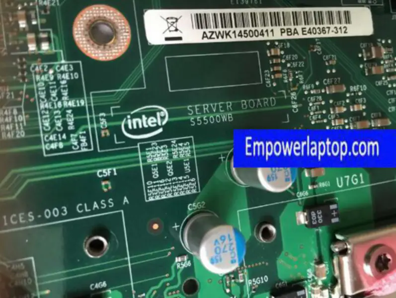 Intel S5500WB LGA1366 X58 Dual Xeon Server motherboard