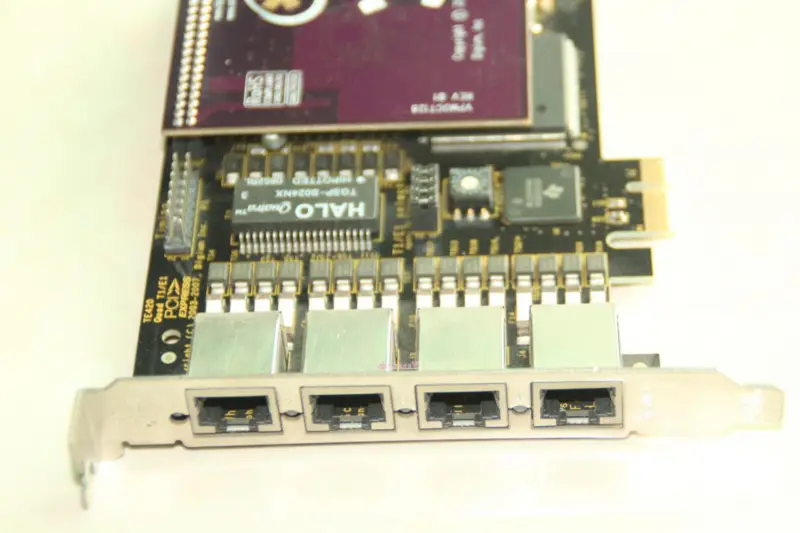Asterisk TE420P TE420 4-port Digital Card port E1/T1 PCI-Express Card