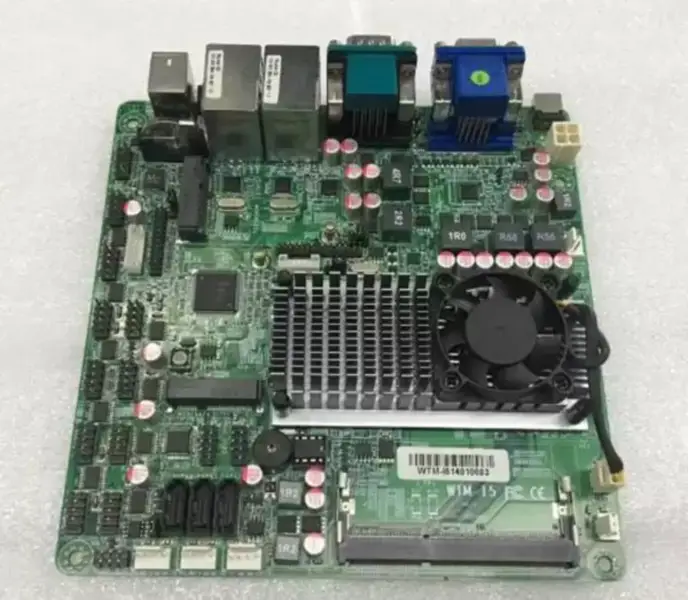 17X19 TN-C1037U Dual core Industrial motherboard LVDS with 10 COM
