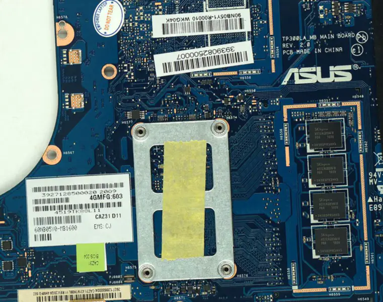 Asus TP300LA Laptop motherboard with Integrated Graphics