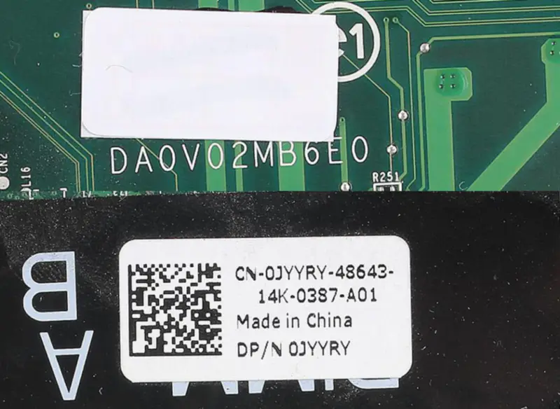 Laptop motherboard for DELL Vostro 3450 V3450 PC Mainboard CN-0JYYRY 0JYYRY DA0V02MB6E0 tesed DDR3