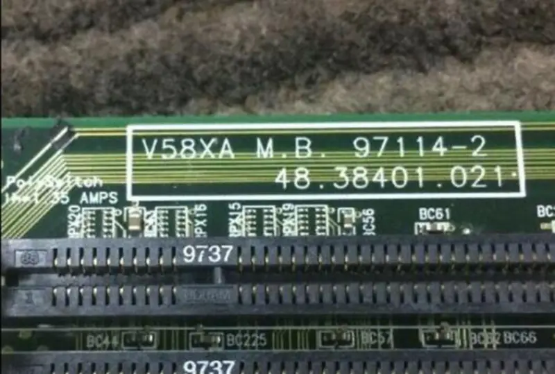 IBM Lenovo Socket 7 V58XA 10L6653 with 4-ISA Server motherboard