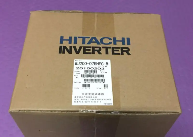 HITACHI INVERTER WJ200-075HFC-M 7.5KW NEW