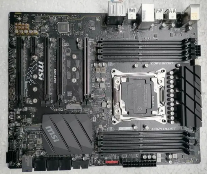 MSI X299-A PRO motherboard DDR4 LGA2066 I9 7900 9900X