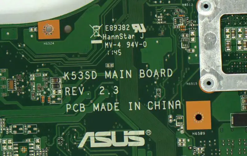 Asus X53E motherboard