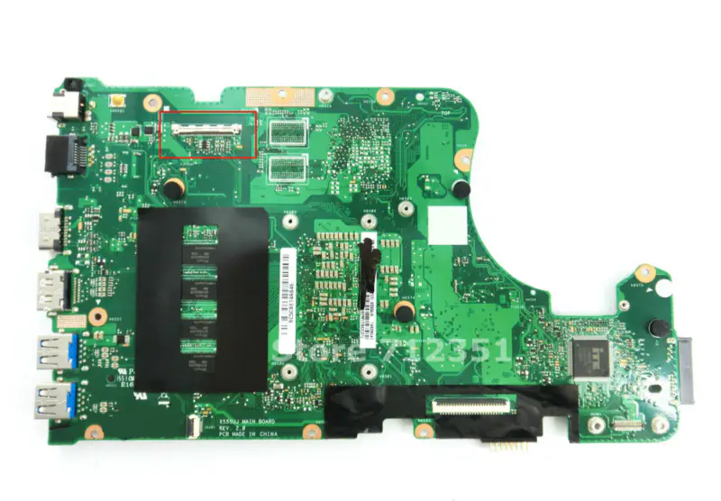 Asus X555UA 4GB RAM Motherboard REV 2.0 For ASUS X555 X555U Laptop
