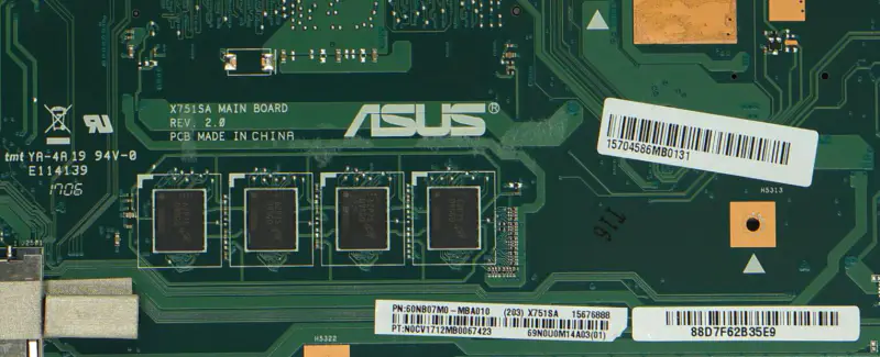 Asus X751SA motherboard for F751S X751S
