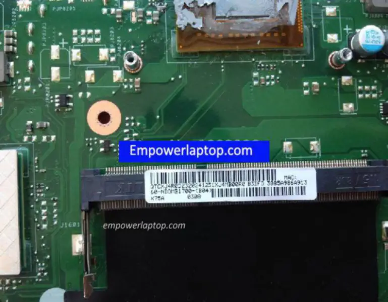 Asus X75 X75A Motherboard