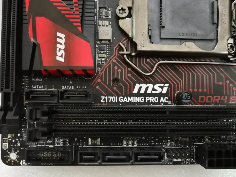 MSI Z170I GAMING PRO AC Motherboard LGA1151 DDR4 32G Mini-ATX