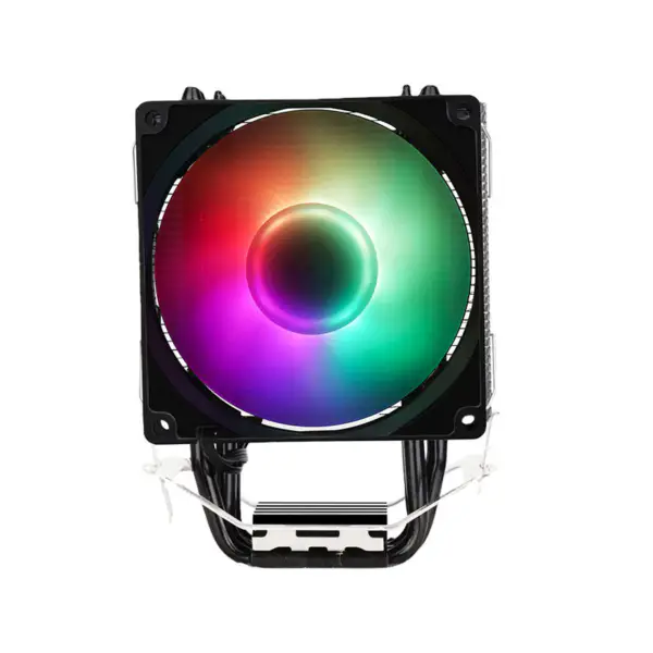 4 Heatpipes Argb Direct Contact Cpu Cooler Compatible With Intel And Amd