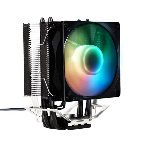 4 Heatpipes Argb Direct Contact Cpu Cooler Compatible With Intel And Amd