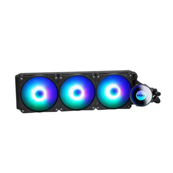 Sama Intel Amd 360mm Colorful Rgb Led Glow Computer Processor Copper Radiator Pc Liquid Aio Cpu Water Cooler Cooling Pc