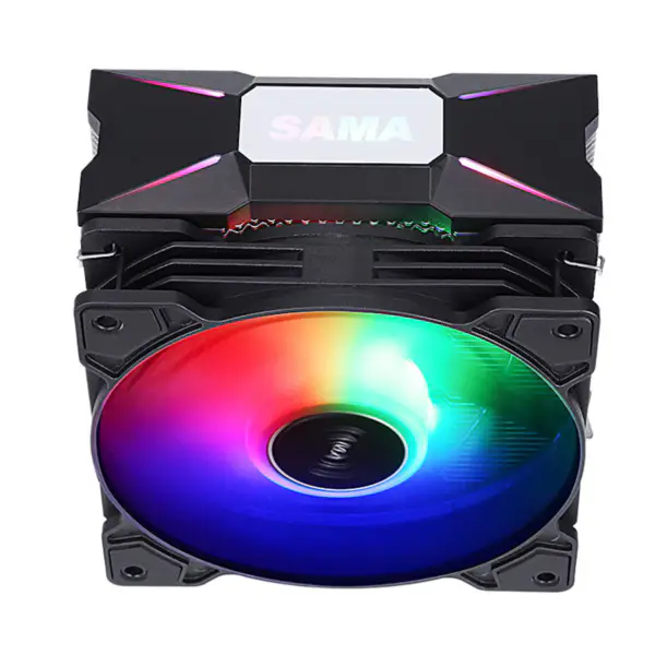 Sama Aluminum Fins Heat Sink Cpu Air Cooler For Pc Case